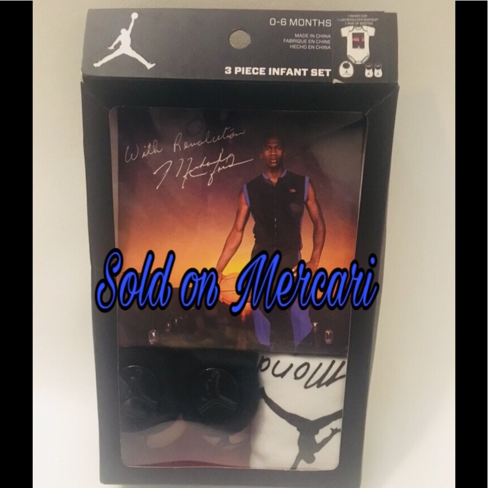 Jordan - 3 Piece Autographed Infant Set
